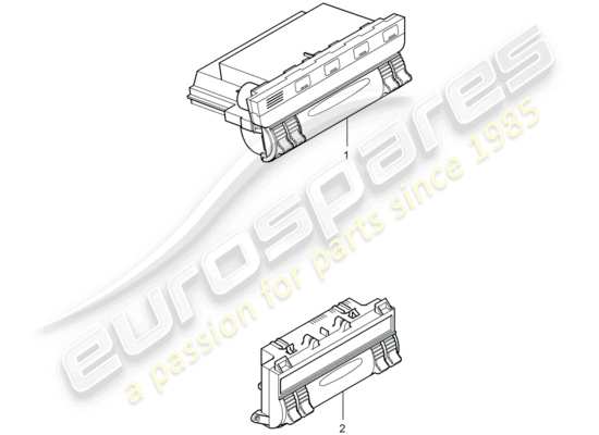 a part diagram from the Porsche Cayenne (2004) parts catalogue