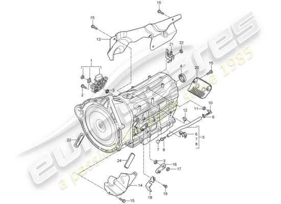 a part diagram from the Porsche Cayenne (2005) parts catalogue