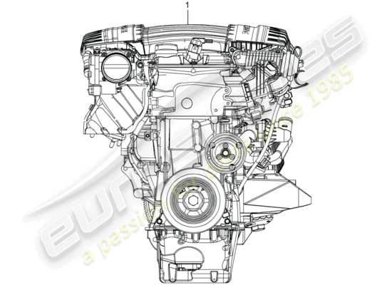 a part diagram from the Porsche Cayenne (2008) parts catalogue