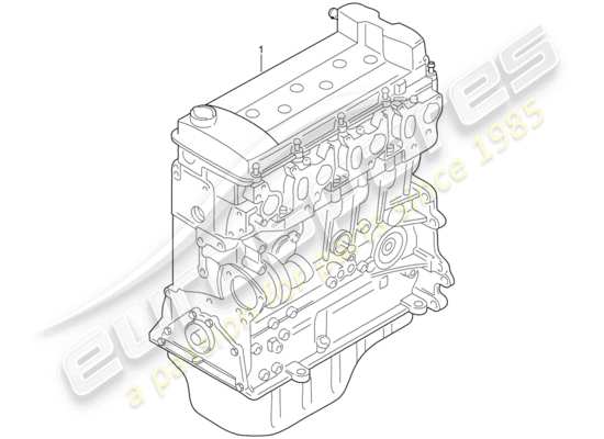 a part diagram from the Porsche Cayenne parts catalogue