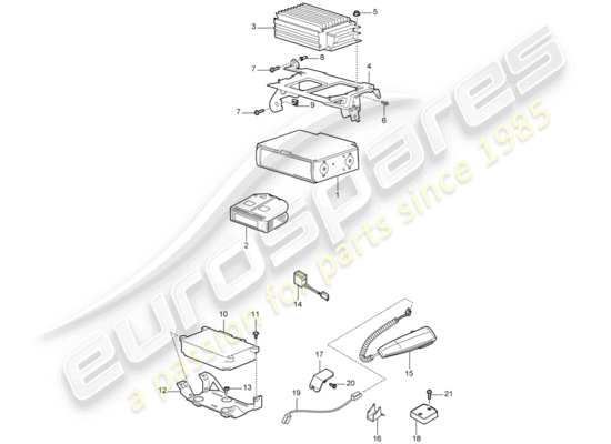 a part diagram from the Porsche Cayenne (2008) parts catalogue