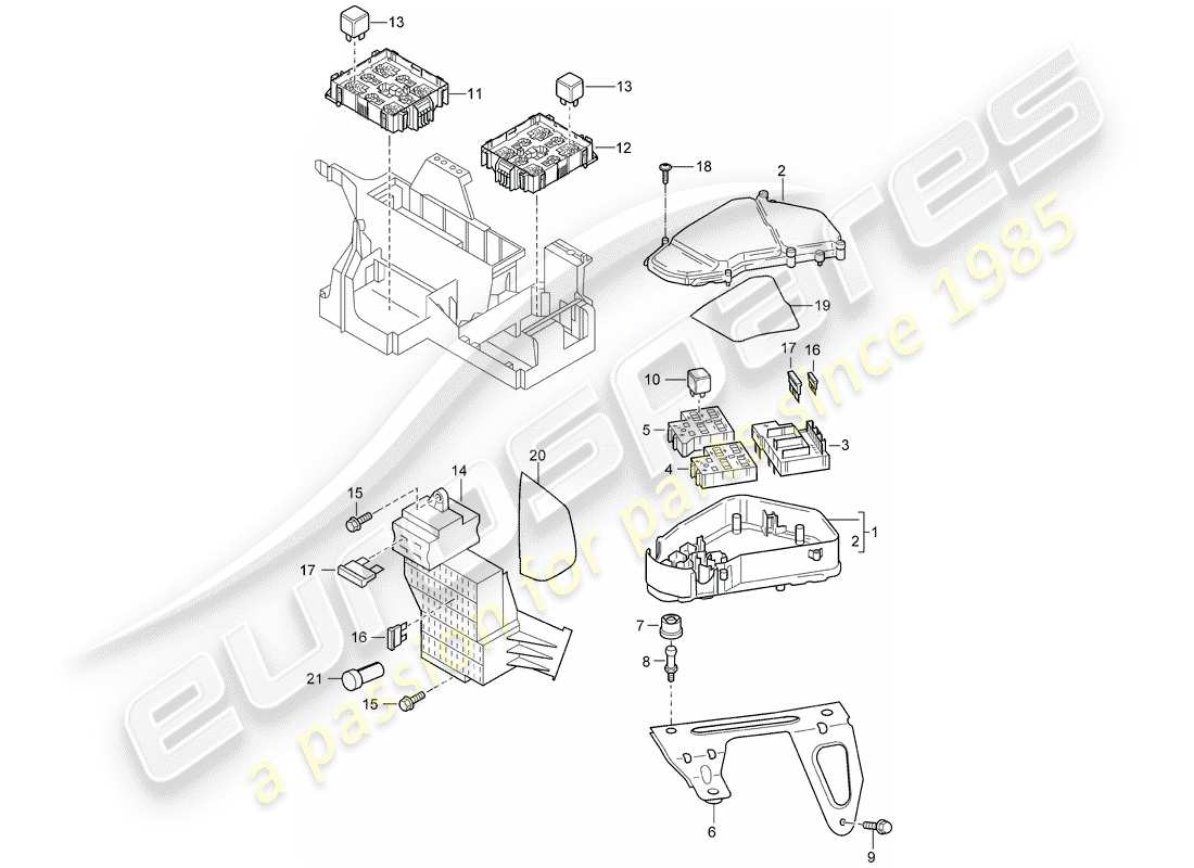 Part diagram containing part number N 10251903