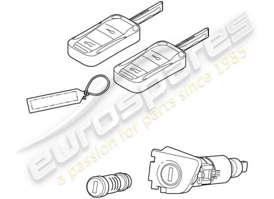 a part diagram from the Porsche Cayenne parts catalogue