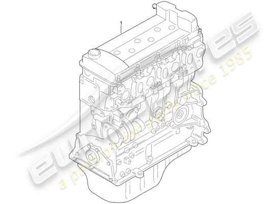 a part diagram from the Porsche Cayenne E2 parts catalogue