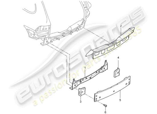 a part diagram from the Porsche Cayenne E2 parts catalogue