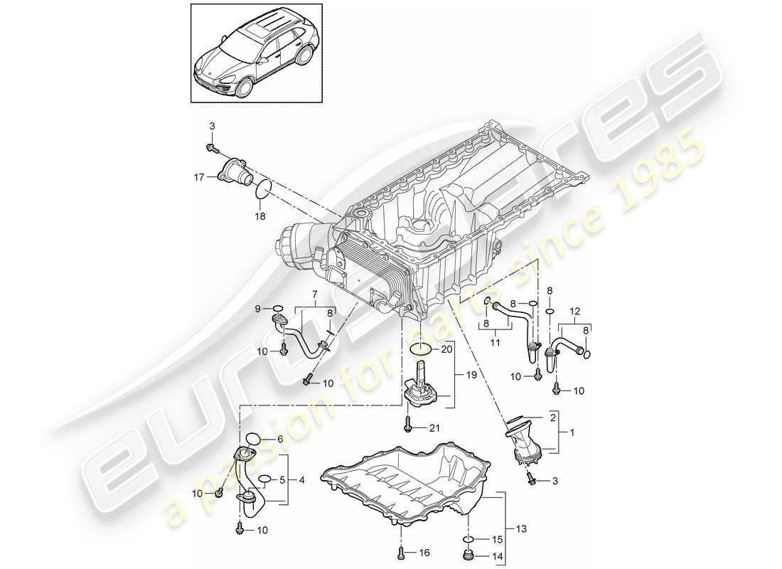 Porsche Cayenne E2 (2017) INTAKE MANIFOLD Part Diagram