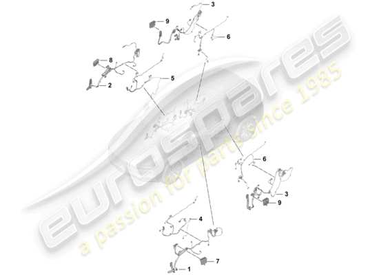 a part diagram from the Porsche Cayenne E3 (2018) parts catalogue