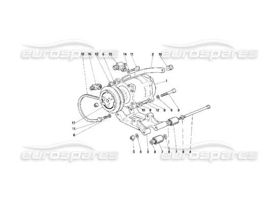 a part diagram from the Ferrari F40 parts catalogue