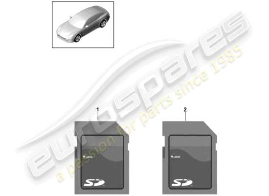 a part diagram from the Porsche Cayenne E3 parts catalogue