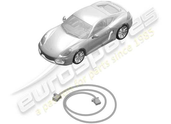 a part diagram from the Porsche Cayman 981 (2016) parts catalogue