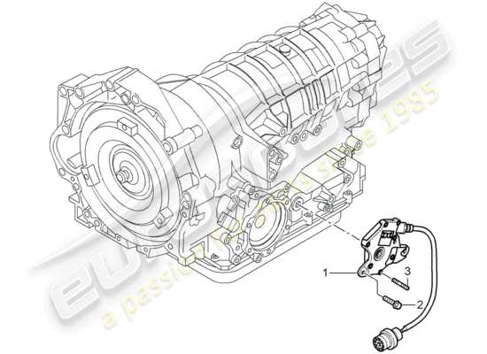 a part diagram from the Porsche Cayman 987 parts catalogue