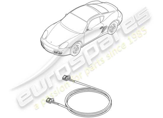 a part diagram from the Porsche Cayman 987 parts catalogue