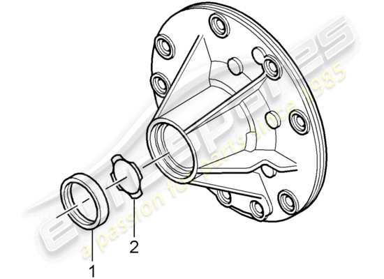 a part diagram from the Porsche Cayman 987 (2007) parts catalogue