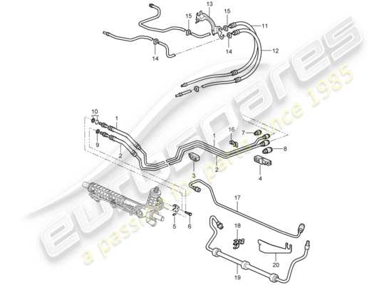 a part diagram from the Porsche Cayman 987 (2007) parts catalogue