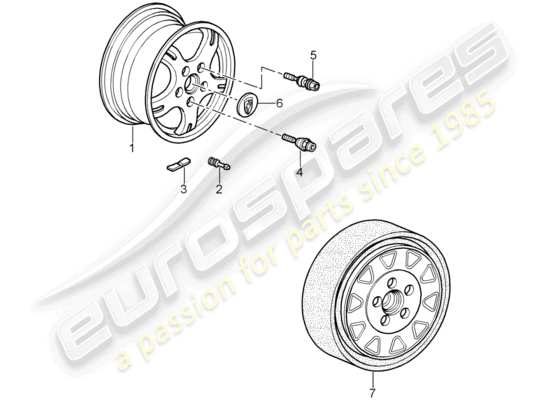 a part diagram from the Porsche Cayman 987 (2008) parts catalogue