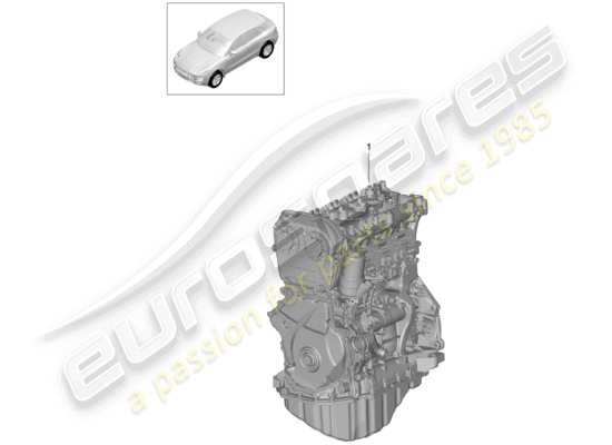 a part diagram from the Porsche Macan parts catalogue