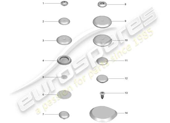 a part diagram from the Porsche Macan (2015) parts catalogue