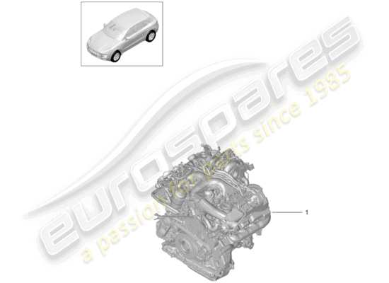 a part diagram from the Porsche Macan parts catalogue