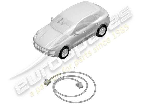 a part diagram from the Porsche Macan parts catalogue