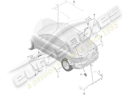 a part diagram from the Porsche Macan parts catalogue