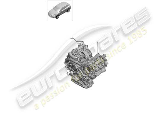 a part diagram from the Porsche Macan parts catalogue