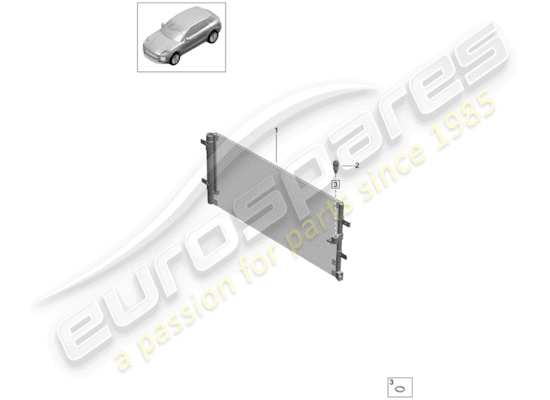 a part diagram from the Porsche Macan parts catalogue