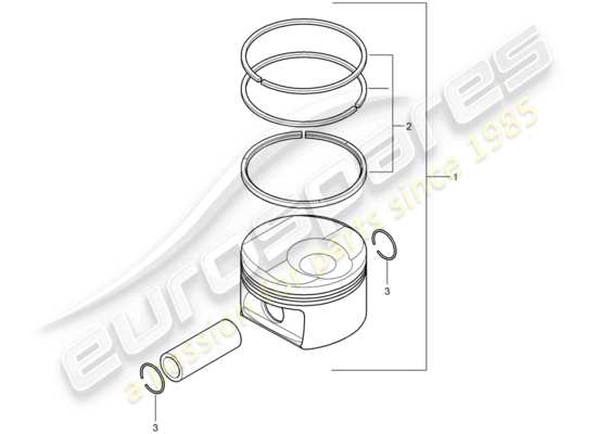 a part diagram from the Porsche Panamera 970 parts catalogue