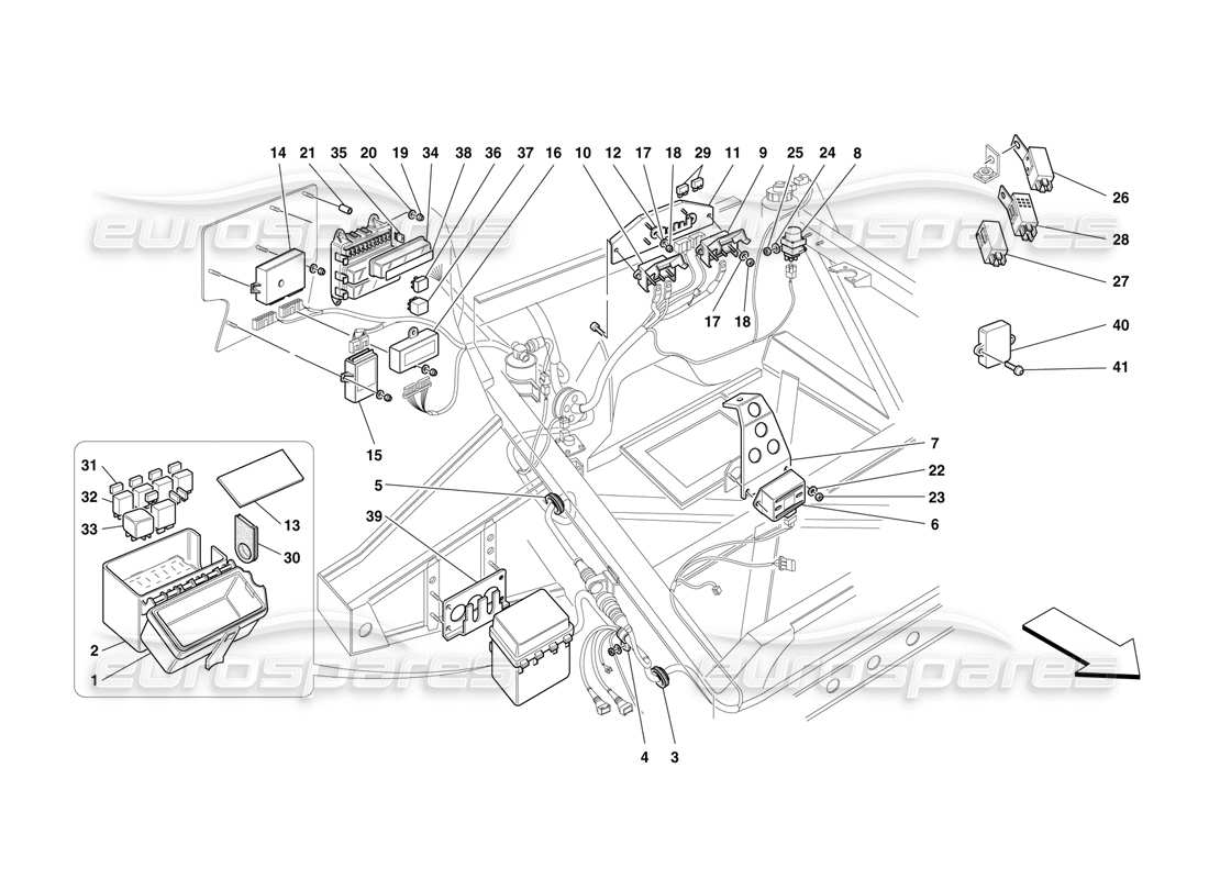 Part diagram containing part number 10519301