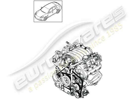 a part diagram from the Porsche Panamera 970 (2012) parts catalogue