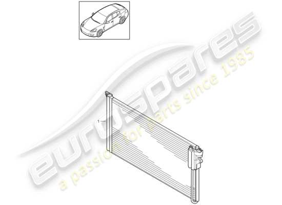 a part diagram from the Porsche Panamera 970 parts catalogue