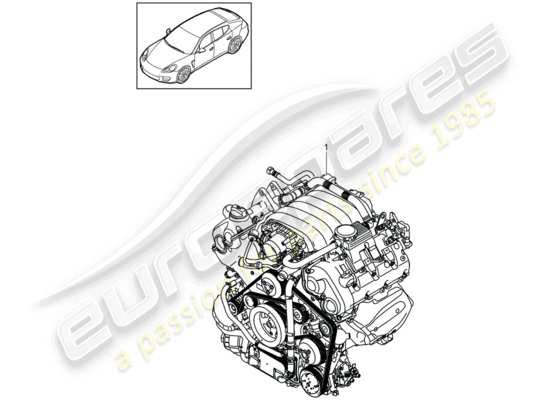 a part diagram from the Porsche Panamera 970 (2015) parts catalogue