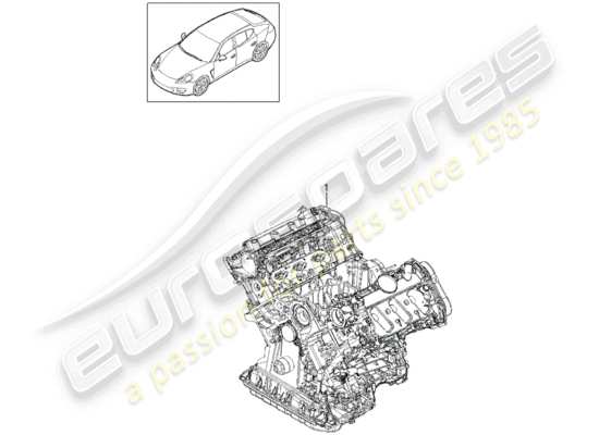 a part diagram from the Porsche Panamera 970 parts catalogue