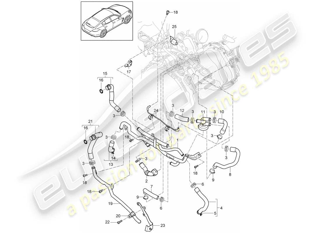 Part diagram containing part number N 10335206