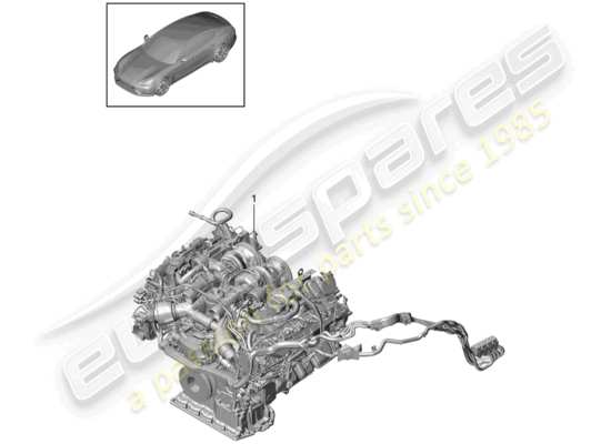 a part diagram from the Porsche Panamera 971 parts catalogue