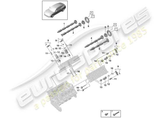 a part diagram from the Porsche Panamera 971 (2019) parts catalogue