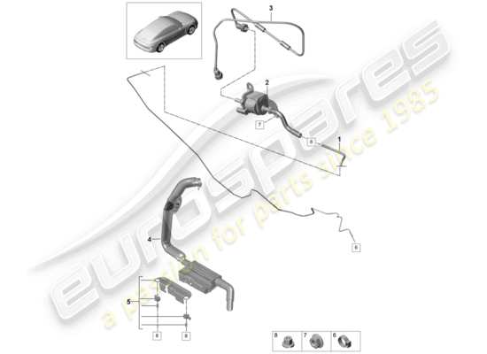 a part diagram from the Porsche Panamera 971 (2019) parts catalogue