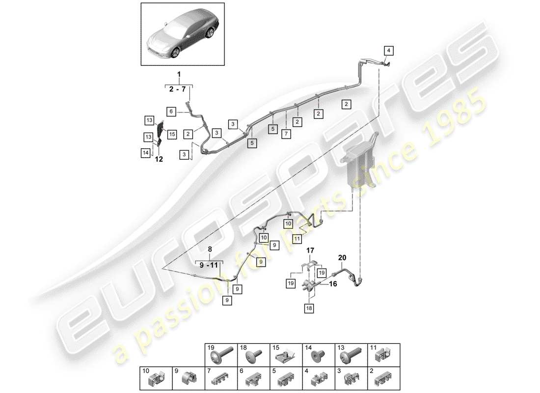 Part diagram containing part number N 91140601