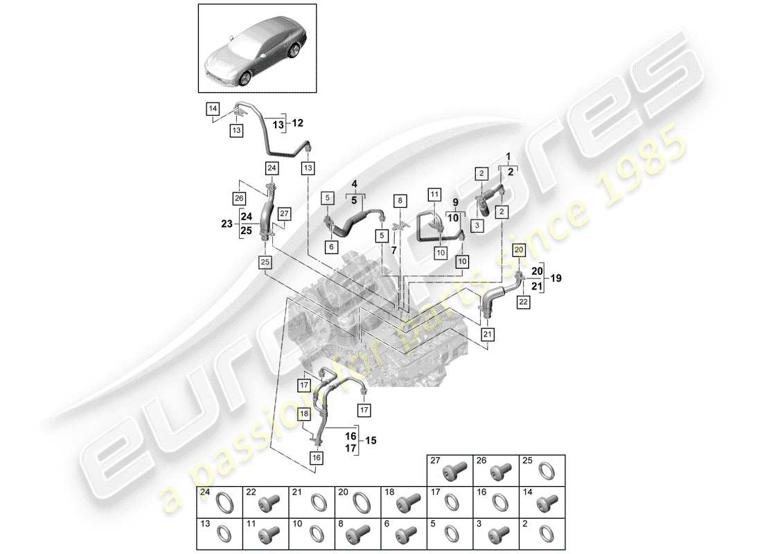 Part diagram containing part number 99970756740