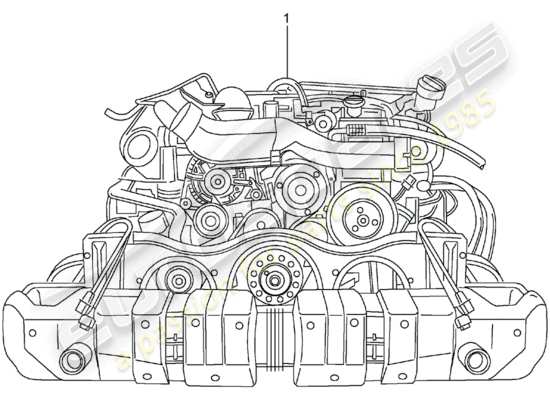 a part diagram from the Porsche Replacement catalogue (1963) parts catalogue