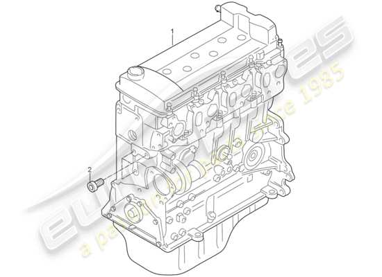 a part diagram from the Porsche Replacement catalogue (1963) parts catalogue