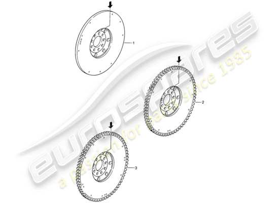 a part diagram from the Porsche Replacement catalogue parts catalogue