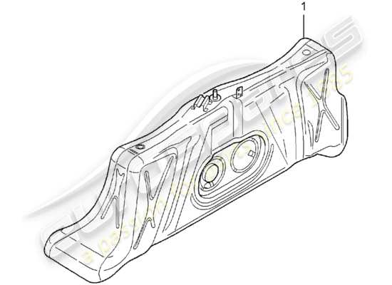 a part diagram from the Porsche Replacement catalogue (1963) parts catalogue