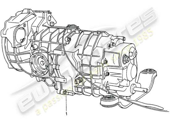 a part diagram from the Porsche Replacement catalogue (1963) parts catalogue