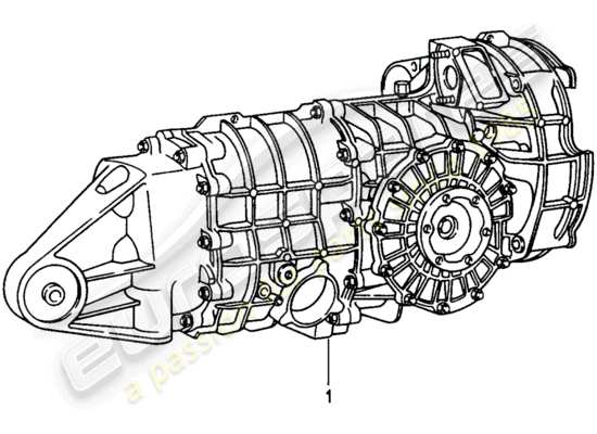 a part diagram from the Porsche Replacement catalogue (1963) parts catalogue