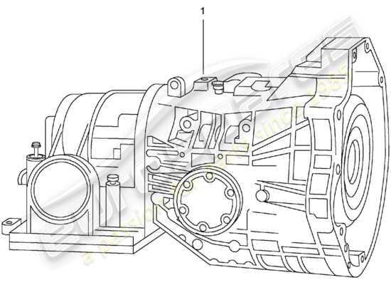 a part diagram from the Porsche Replacement catalogue (1963) parts catalogue