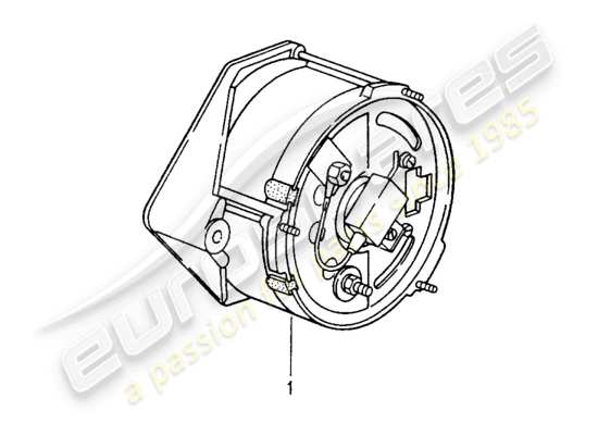 a part diagram from the Porsche Replacement catalogue parts catalogue