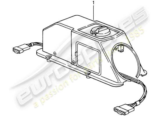 a part diagram from the Porsche Replacement catalogue (1963) parts catalogue