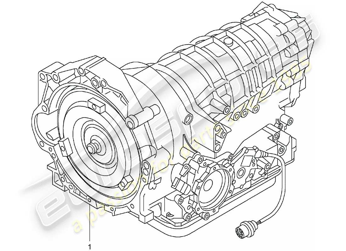 Porsche Replacement catalogue (1964) replacement transmission Part Diagram