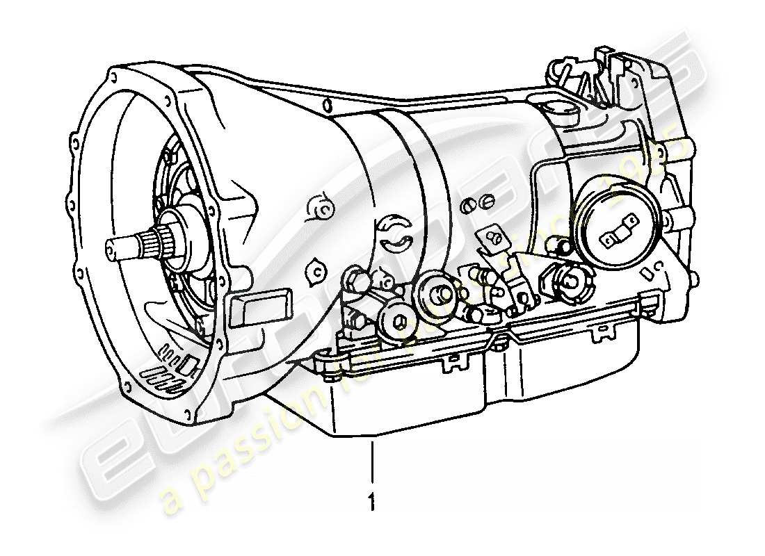 Porsche Replacement catalogue (1964) BODY GEAR Part Diagram