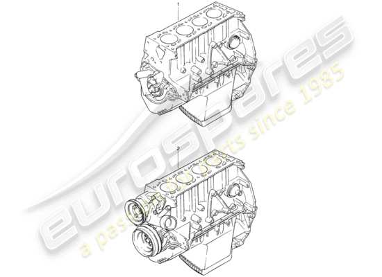 a part diagram from the Porsche Replacement catalogue (1964) parts catalogue